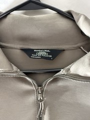 Member’s Mark Women’s Taupe Half Zip Pullover Sweatshirt L Sandwash Mock Neck