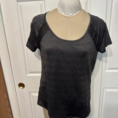 layer 8 tops for women Quick Dry Short Sleeve Scoop Neck Exercise T-Shirt