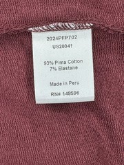 Universal Standard Meridian Zip Sweatshirt M 18-20 2X Pima Black Cherry NWT $138