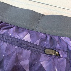 Icebreaker GT Merino Cool-Lite Skort Womens Purple Geometric Running Hiking Sm