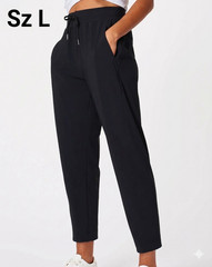 Sweaty Betty Sz L Pants Women’s Black Pockets Inseam-2ft
