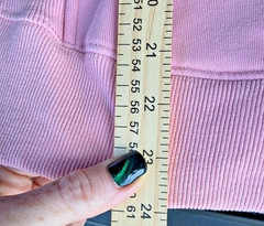 Lululemon Scuba Full Zip Hoodie Light Cotton Fleece Pink Women’s Size 6 EUC