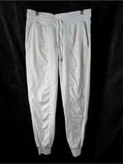 Lululemon Dance Studio Mid-Rise Jogger Size 10 White Full Length