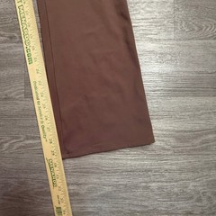 RBX Active Terrain Women Brown Flare Leggings High Waist Brushed Back Small NWT