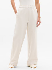 Athleta 2X Forever Fleece Wide Leg Navy Sweatpant High-Rise Plush Pull-On NWT