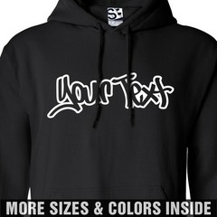 Custom Tag Out HOODIE | Hooded Tagger Graffiti Customize Sweatshirt Womens Mens