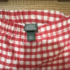 Wild Fable Red/White Gingham Ruffle Skort, Women’s Xl