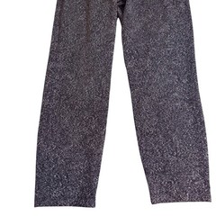 Lululemon Size 6 Black White Jacquard On The Fly Pants Lounge Athletic Gym Yoga