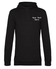 Personalised B&C Unisex #Hoodie Embroidered Custom Text Logo Workwear Casual Gym