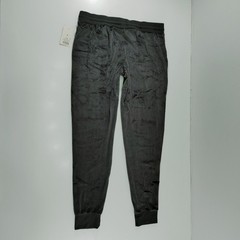Stars Above Velour Jogger Pants Gray Drawstring Waist Pockets Size M