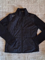 RLX Ralph Lauren Jacket Women’s Small Black Hybrid Golf Quilted Zip Performance