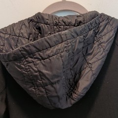 Icebreaker Womens Sz XS Black Merino GT Quarter Zip Hoodie Insulated Quilted