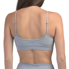 NWT$198 L*SPACE 2-PC SET Rush Sports Bra & Mercer Leggings Ribbed Haze Blue SML