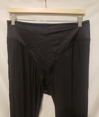 Adidas x Ivy Park IN8655 Shiny Tights Women Large Black Sheer Pull On