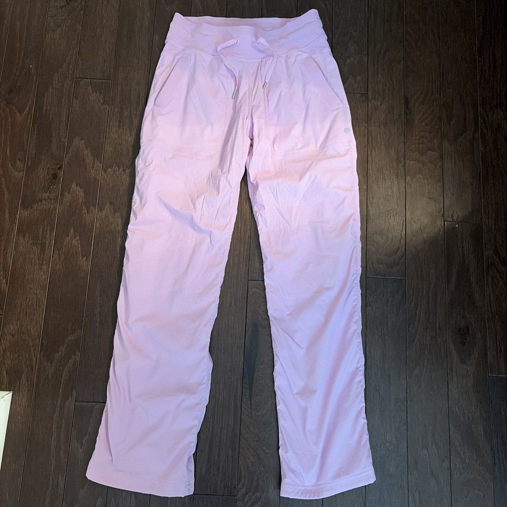 Lululemon Women Dance Studio Mid-Rise Lined Pant Size 6 Vitapink Athletic Gym