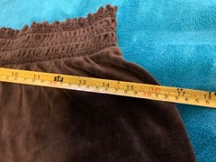 Juicy Couture 90s Smocked Zip Up Hoodie Low Rise Straight Leg Pants 25 x 33 PS