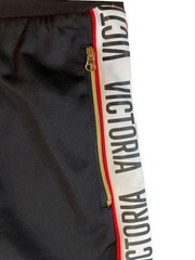 Victoria’s Secret Sport Open Leg Gold Snap Zip Pockets Track Pants Size Small
