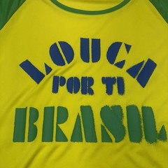 Adidas Brasil Women’s jersey Small Louca Por Ti Brazil 2013 Yellow And Green