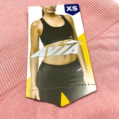 Avia Womens Size XS 0-2 Seamless Washed Biker Shorts Pink