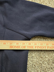 Spanx Airessentials Sweatshirt Womens Small Blue Long Sleeve 1/2 Zip Stretch