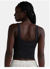 XS (0-2) Avia Women’s SoftScult Longline Sports Bra in Black #5242