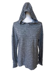 Lululemon Women’s hooded pullover thumbholes Elastic Waist 8 Heathered Gray