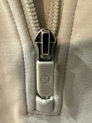 NWT Lululemon Brushed Softstreme Half Zip Bone Size 2