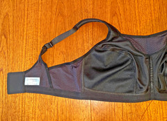 Glamorise, No-Bounce Camisole Elite Sports Bra Wirefree/Unlined Black Us Sz 44H