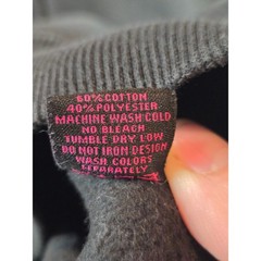 Dixxon Pullover Hoodie Womens Large Black Pink Ground Up Customs Logo Streetwear