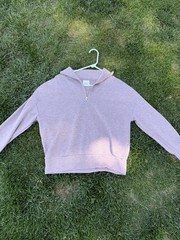 Varley Hawley Half Zip Sweatshirt Woman’s Size Xxs Light Purple