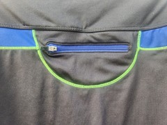 FILA Women’s Size XXLSport Athletic Active Skort, Black and Blue