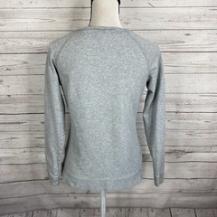 Hanna Andersson Women’s Sweatshirt Size Small Gray Twist Neckline Cotton Blend
