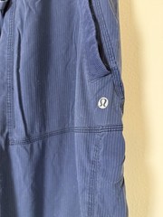 Lululemon Dance Studio Pants Unlined Navy Blue Drawstring Athletic Yoga 10 Good