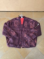 Nike Naomi Osaka Jacquard Bomber Cardigan Jacket Burgundy FV7795-652 Medium $300