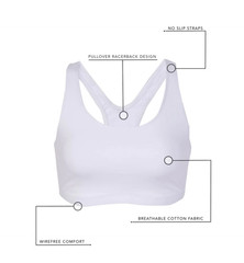 Leading Lady Serena Wirefree Racerback Sports Bra (514) – Various Colors / US…