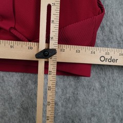 Athleta Sports Bra Women Large Red Exhale Ribbed Square Neck Yoga Workout Run