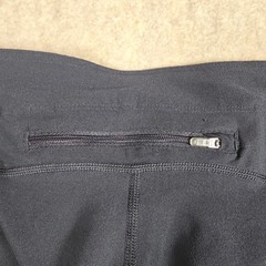 Nike Dri-FIT Women’s Black Cropped Running Leggings Zip Pocket Reflective M