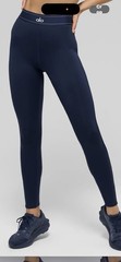 alo yoga AIRLIFT HW SUIT UP LEGGING in Navy,XS Excellent Cond(worn once)orig$144
