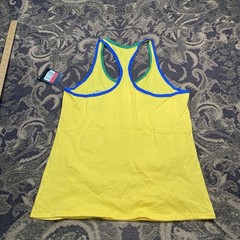 Women’s Nike Yellow Brazil Brasil Soccer Crest Tank Top Size Large New