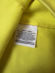 Nike Pro Dri-FIT Half Zip Pullover Hoodie Neon Yellow Women’s Large Running