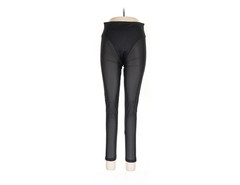 Adidas x Ivy Park IN8655 Shiny Tights Women Large Black Sheer Pull On