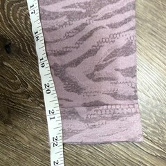 Gymshark Adapt Animal Seamless Leggings Mauve Pink Tiger Print Small GLLG4296-MP