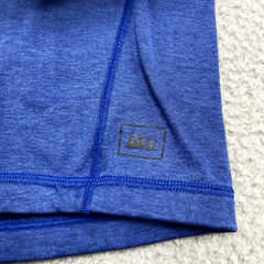 REI Pullover Womens Medium Blue 1/2 Zip Lightweight Stretch Outdoor Sweatshirt