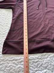 MTA Sport Maroon Drawstring Lightweight Hoodie size 1x