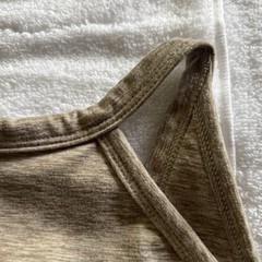 Sincerely Jules Active Tank Top Womens Large Tan Henley Halter Boho Comfortcore