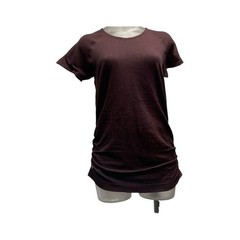 Athleta Speedligth Heather tee Size M 100%nylon Short Sleeves Active Athleisure