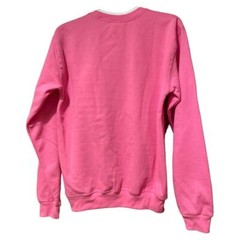 Hummingbird Floral Pink Embroidered Sweatshirt Small NWT Cottage Granny