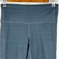 Athleta High Rise Jacquard Chaturanga Green Black Legging Women’s Size XS