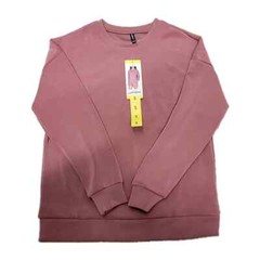 LazyPants Women’s Luxe Crewneck Size Small Berry (Pink) New