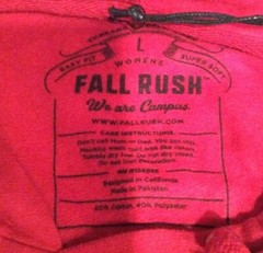 Austin College Kangaroos Texas Sweatshirt Hoodie Fall Rush Red Womens Large New